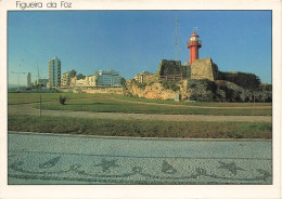 PORTUGAL - Figueira Da Foz - Fort De Santa Catarina Et Traditionnel Pavé Portugais - Colorisé - Carte Postale - Coimbra