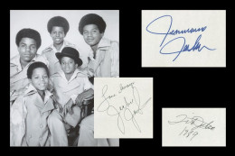 The Jackson 5 - Jermaine Jackson - Tito Jackson - Jackie Jackson - Autographs - Chanteurs & Musiciens