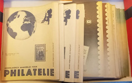 Philatelie, Nederlands Tijdschrift, Complete Jaargangen 1951, 1952, 1953 - 36 Tijdschriftrn - Filatelia E Storia Postale