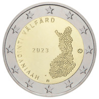 Finlandia 2 Euros 2023 Commemorative Servicios Sociales Y Sanitarios Km New Sc Unc - Finland