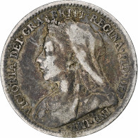 Monnaie, Grande-Bretagne, Victoria, 3 Pence, 1900, TTB, Argent, KM:777 - F. 3 Pence