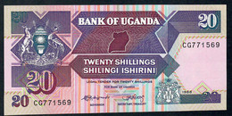 UGANDA P29b 20 SHILLINGS 1988 #CG  UNC. - Ouganda