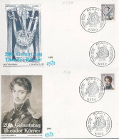 Deutschland Germany Allemagne - 200. Geb. Körner (MiNr: 1559/60) 1991 - FDC - 1991-2000