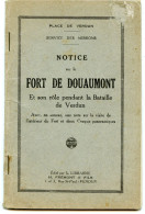 Brochure.notice Sur Fort De Doumont.son Rôle Pendant La Bataille De Verdun.Croquis Panoramiques. - Sonstige & Ohne Zuordnung