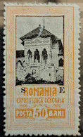 Roumanie 1906 - Yvert_Tellier 198 (*) 50 Bani Exposition Bucarest Surchargé SE (Service) - Servizio