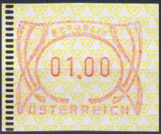 1995 Österreich Austria Automatenmarken ATM 3.2 B Bräunlichrot / 01.00S Postfrisch / Frama Vending Machine - Machine Labels [ATM]