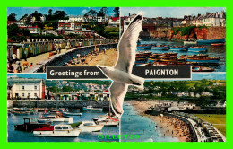 PAIGNTON, DEVON, UK - 5 MULTIVUES -  TRAVEL IN 1970 - - Paignton