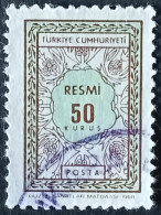 Turquie Service 1968 - YT N°108 - Oblitéré - Dienstzegels