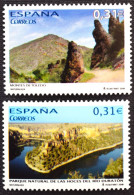 España Spain 2008  Parques Naturales Naturaleza  Mi 4302/03  Yv 4007/08  Edi 4397/98  Nuevo New MNH ** - Natuur