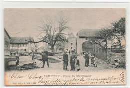 Pampigny Place Des Marronniers Animée 1900 - Pampigny
