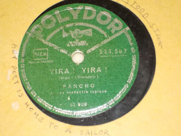 DISQUE VYNIL 78 TOURS TANGO ORCHESTRE TYPIQUE PANCHO - 78 Rpm - Gramophone Records