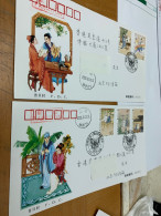 China Postally Used Cover 2003 Fairytale Butterflies - Brieven En Documenten