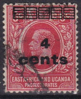 4 Cents EAST AFRICA AND UGANDA PROTECTORATES GEORGE - British East Africa