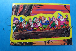 Walt Disney Productions Edit Grafiche Biondetti Adhesive Adesiva "Snow White And The Seven Dwarfs" - Märchen, Sagen & Legenden