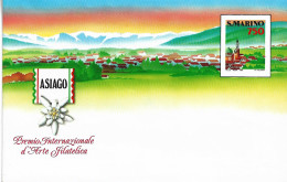 Busta Postale ASIAGO, Nuova, 1990 - Entiers Postaux