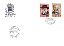 ICELAND # FDC FROM 1980 - FDC