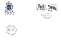 ICELAND # FDC FROM 1980 - FDC