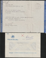Telegram/ Telegrama - Entrecampos > Av. Estados Unidos América, Lisboa -|- Postmark - Lumiar. Lisboa. 1980 - Briefe U. Dokumente