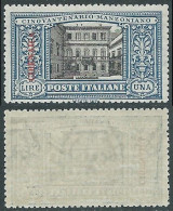 1924 CIRENAICA MANZONI 1 LIRA MNH ** - I9 - Cirenaica