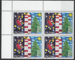 2023 Saint Pierre Et Miquelon N°     Nf** MNH. Bloc X 4 . Noel - Unused Stamps