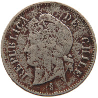 CHILE CENTAVO 1871 #s087 0407 - Chili