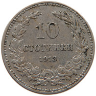 BULGARIA 10 STOTINKI 1913 #s087 0143 - Bulgarien