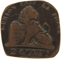 BELGIUM 2 CENTIMES 1836 #s083 0591 - 2 Centimes