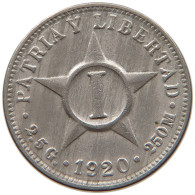 CUBA CENTAVO 1920 #s082 0115 - Cuba