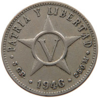 CUBA 5 CENTAVOS 1946 #s082 0129 - Cuba