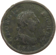 GREAT BRITAIN PENNY 1807 GEORGE III. #s082 0037 - C. 1 Penny