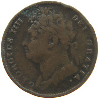 GREAT BRITAIN FARTHING 1826 #s082 0087 - B. 1 Farthing