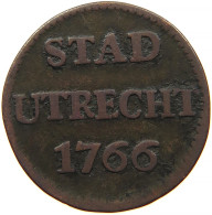 NETHERLANDS DUIT 1766 UTRECHT #s084 0423 - Provinciale Munten