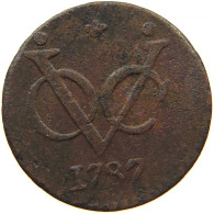 NETHERLANDS DUIT 1787 WEST FRIESLAND #s084 0431 - Monnaies Provinciales
