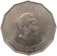 ZAMBIA 50 NGWEE 1969 #s086 0331 - Sambia