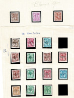 1967/1985 COLLECTION +- 350 ZEGELS**PRE VELE AANTALLEN COMPLETE REEKSEN, VOIR TOUS LES SCANS-BEKIJKEN - Typo Precancels 1967-85 (New Numerals)