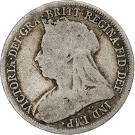 Monnaie, Grande-Bretagne, Victoria, Shilling, 1900, TB, Argent, KM:780 - I. 1 Shilling