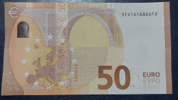 50 EURO S055D5 Italy Serie SF Ch 16 Lagarde Perfect UNC - 50 Euro