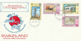 Swaziland - 1979 - 25th Anniv. Of Post And Telecommunications Service 10th Anniv. UPU Membership Stamps On Stamps - Swaziland (1968-...)