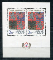 TSCHECHISCHE REPUBLIK Block 1, Bl.1 Mnh - Wappen, Coat Of Arms, Blason - CZECH REPUBLIC / RÉPUBLIQUE TCHÈQUE - Blocs-feuillets