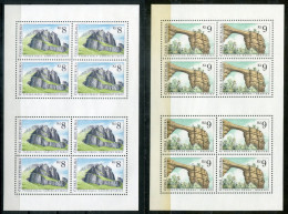 TSCHECHISCHE REPUBLIK 78-79 KB (2) Mnh - Gebirge, Mountains, Montagne - CZECH REPUBLIC / RÉPUBLIQUE TCHÈQUE - Blocs-feuillets