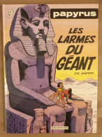 BD : PAPYRUS 9 - LES LARMES DU GÉANT - GIETER - DUPUIS - 1991 - Papyrus