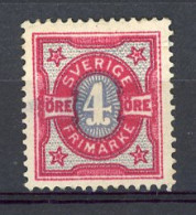 SUE Yv. N° 54  Fil Couronne *  4 ö  Brun Et Orange Cote 10 Euro BE R  2 Scans - Unused Stamps