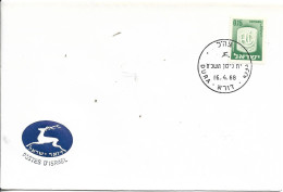 ISRAEL. POSTMARK DURA. 1968 - Brieven En Documenten