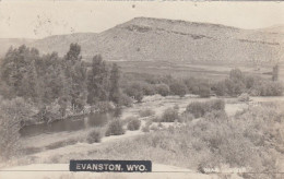 Evanston Wyoming, Bear River Scenic View, C1900s Vintage Real Photo Postcard - Evanston