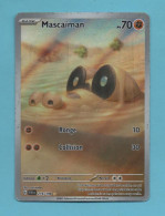 MASCAÏMAN : Carte POKEMON 2023 Officielle : NEUVE : Base..Full Art 70 PV Secrète 216 /198 - Scarlet & Violet