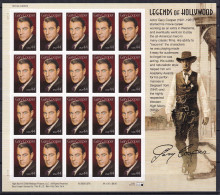 258 ETATS UNIS (USA) 2008 - Yvert 4212 X 20 En Feuille - Gary Cooper - Neuf ** (MNH) Sans Charniere - Ongebruikt