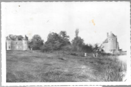 CPA-1950-72-LUCHE-PRINGE-Chateau De Mervé Et Vieux Moulin Détruit En 1944 Par Allemands-TBE - Luche Pringe