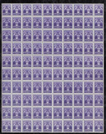 Rumänien Romania Flugfons Mi# 19 ** MNH Sheet Of 100 Pilot 1936 - Unused Stamps