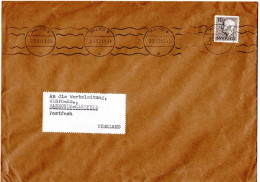 L73402 - Schweden - 1957 - 10o Gustav VI EF A DrucksBf MALMÖ -> Westdeutschland - Lettres & Documents