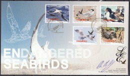 NEW ZEALAND 2014 Endangered Seabirds, Limited Edition FDC - Seagulls